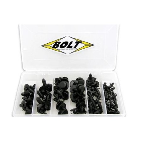 coffret clips plastique 