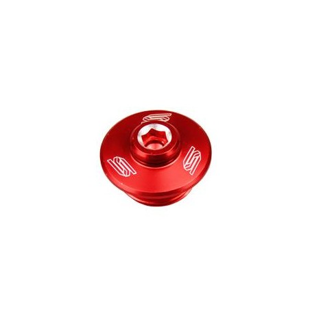 Bouchon supérieur carter d'huile SCAR rouge