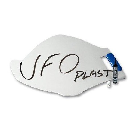 Panneautage UFO blanc avec marqueur