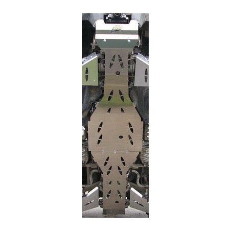 sabot central axp alu (6mm) pour suzuki king quad :450.700.750