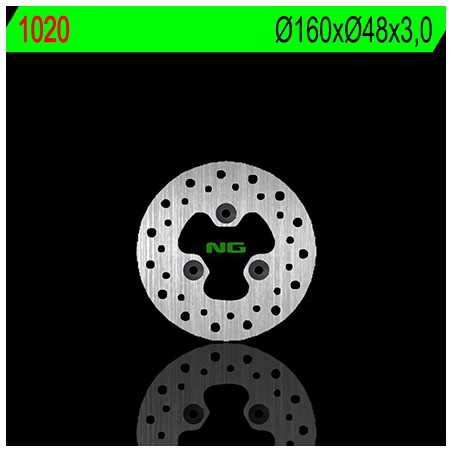 Disque de frein NG 1020 rond fixe