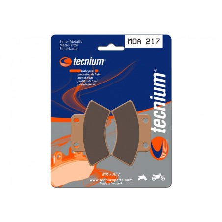 Plaquettes de frein TECNIUM MOA217 métal fritté
