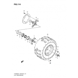 ROUE ARRIERE GAUCHE