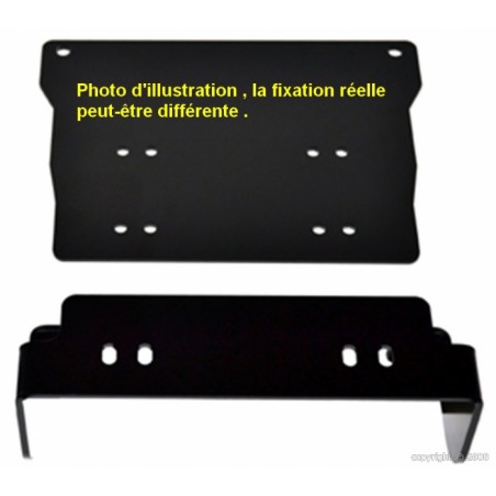 Platine de montage de treuil WARN KUBOTA RTV900 2005-2011