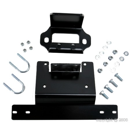 Platine de montage de treuil Warn POUR RZR-RZRS 800