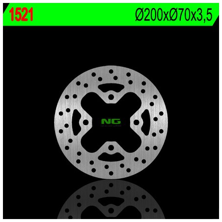 Disque de frein NG 1521 rond fixe