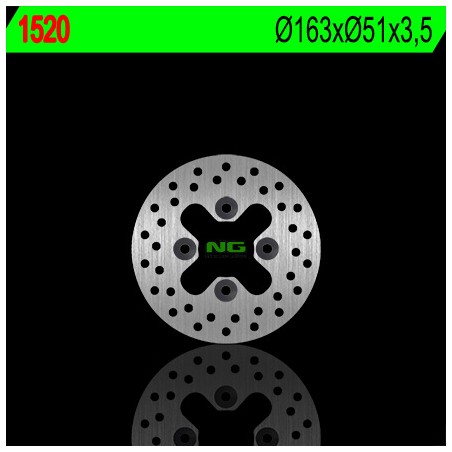 Disque de frein NG 1520 rond fixe