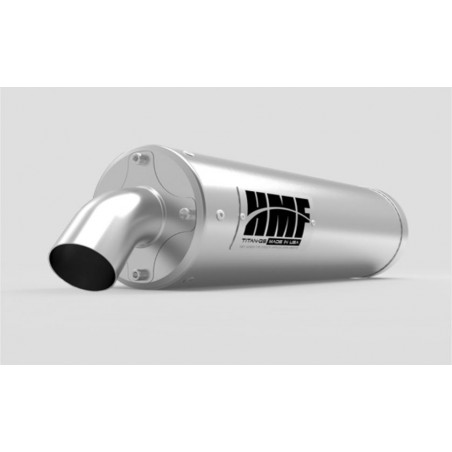 Silencieux HMF Titan QS Series inox/casquette Billet