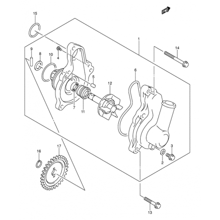 POMPE A EAU (Modèle k5 / k6 / k7)