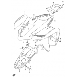 GARDE BOUE AVANT (modèle k4)