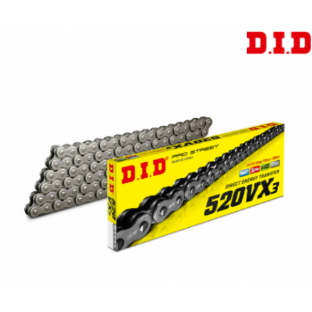 Chaîne de transmission D.I.D 520VX3 X-Ring 520