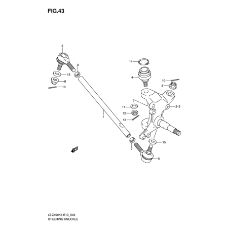 BIELLETTES DE DIRECTION (Modèle k4)