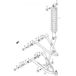 BRAS DE SUSPENSION (Modèle k4)