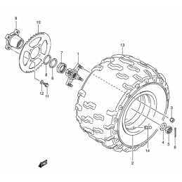 ROUE ARRIÈRE GAUCHE (Modèle...