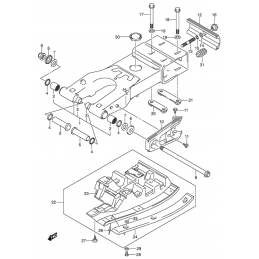 BRAS OSCILLANT ARRIÈRE