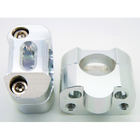 Paire de pontets adaptateurs pour guidon 28.6mm (base 22 mm)