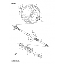 ROUE ARRIÈRE DROITE