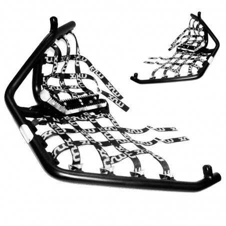 PAIRE DE NERF BARS XRW Q1 PRO BLACK SANGLES NOIRES/BLANCHES : KFX450