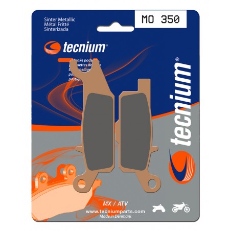 2 plaquettes de freins TECNIUM MO350