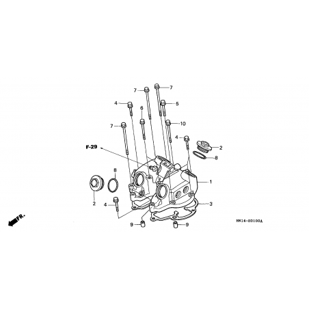 E-1 CYLINDER HEAD COVER