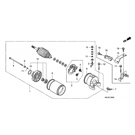 E-12 STARTING MOTOR