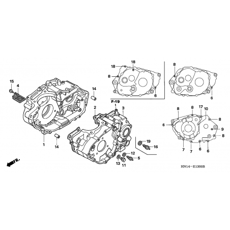 E-13 CRANKCASE