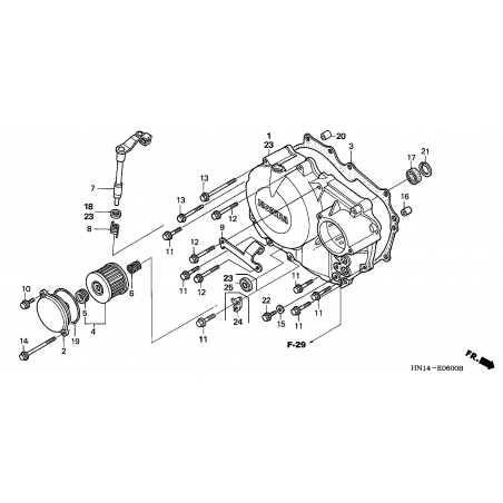E-6 RIGHT CRANKCASE COVER