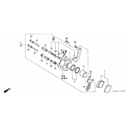 F-11 FRONT BRAKE CALIPER