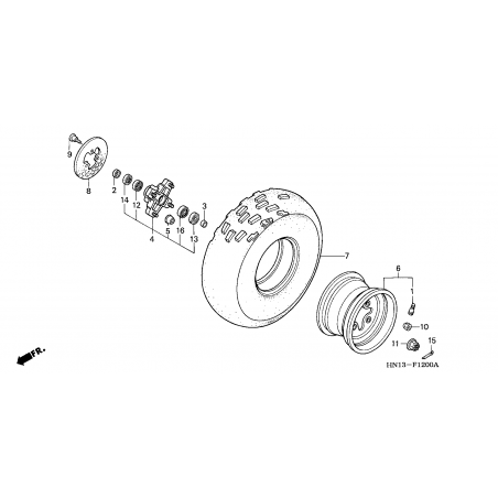 F-12 FRONT WHEEL