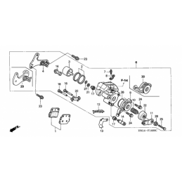 F-15 REAR BRAKE CALIPER