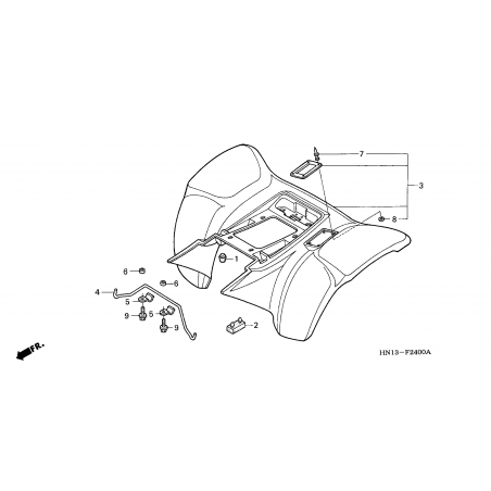 F-24 REAR FENDER