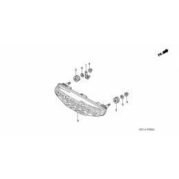 F-25-1 TAILLIGHT (TRX400EX5,6)