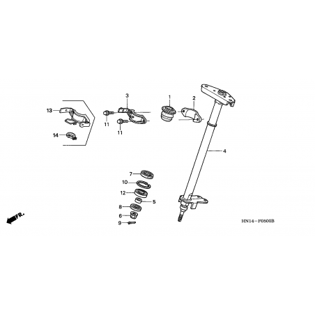 F-5 STEERING SHAFT