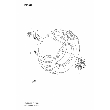 RIGHT REAR WHEEL