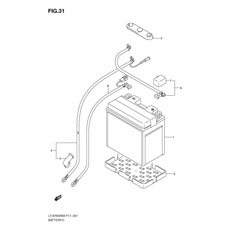 BATTERY (LT-A750XK8/XZK8)