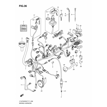 WIRING HARNESS (P17)