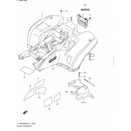 REAR FENDER (LT-A750XK8/ZK8)