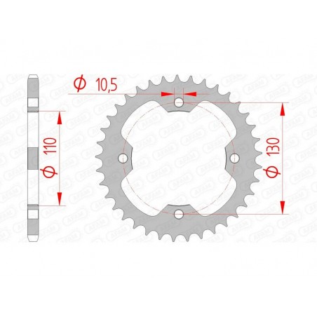AFAM Couronne AFAM acier standard