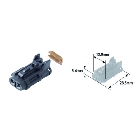 Connectique électrique mâle étanche TOURMAX type 070 (FRY)