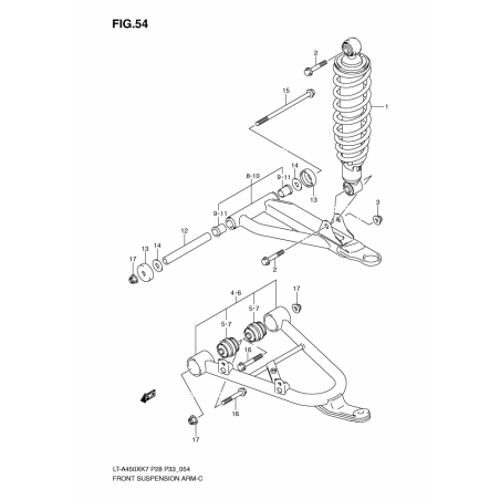 FRONT SUSPENSION ARM (MODEL K7)