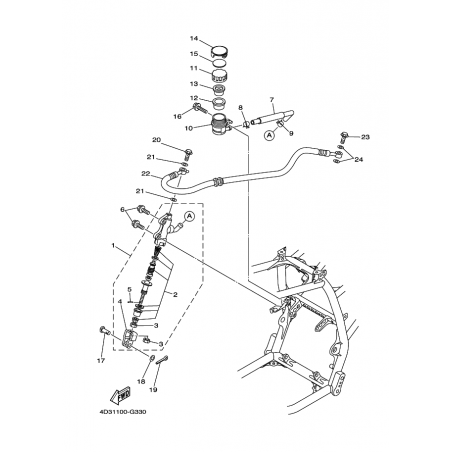 REAR MASTER CYLINDER