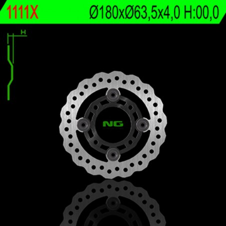 Disque de frein AVANT NG BRAKE DISC pétale flottant