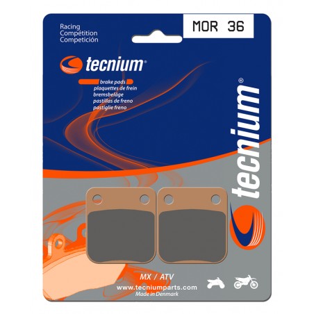 Plaquettes de frein TECNIUM Racing MX/Quad métal fritté
