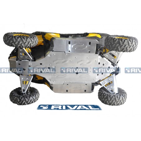 Sabot complet RIVAL - aluminium 4mm Can-Am Maverick 1000