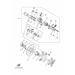 REAR BRAKE CALIPER