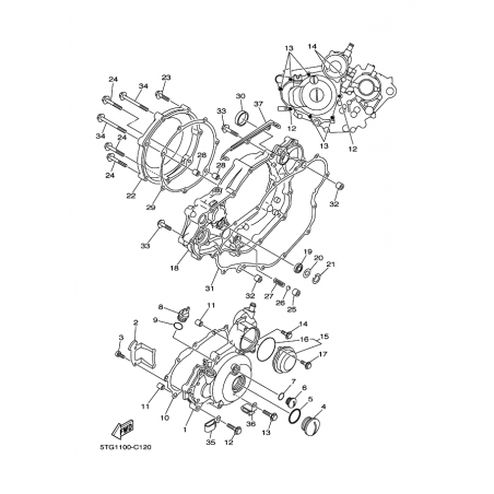 CRANKCASE COVER 1