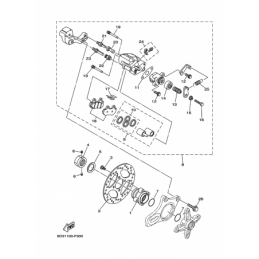 REAR BRAKE CALIPER