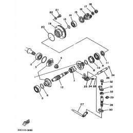 MIDDLE DRIVE GEAR