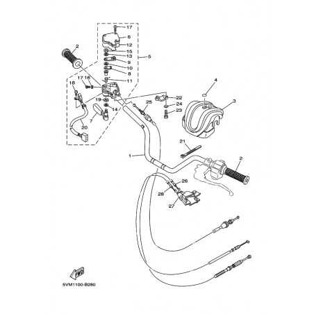 STEERING HANDLE & CABLE