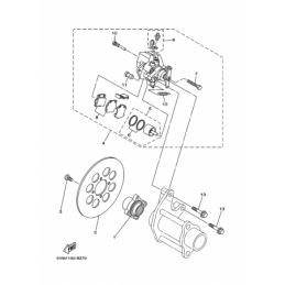 REAR BRAKE CALIPER